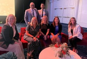 Group sitting at Visient conference
