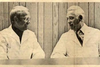 Dr. Ray Magnuson and Dr. Gerald Larson